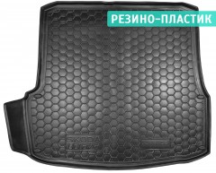 Коврик в багажник для Skoda Octavia A5 '05-13 лифтбэк резино-пластиковый (AVTO-Gumm)