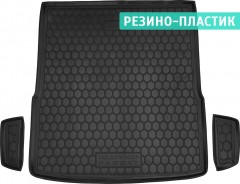 Коврик в багажник для Volkswagen Passat B7 '10-14 универсал резино-пластиковый (AVTO-Gumm)