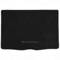 Textile-Pro Коврик в багажник для Mercedes GLA H247 '20- нижний, текстильный, черный (Люкс)