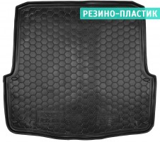 Коврик в багажник для Skoda Octavia A5 '05-13 универсал резино-пластиковый (AVTO-Gumm)